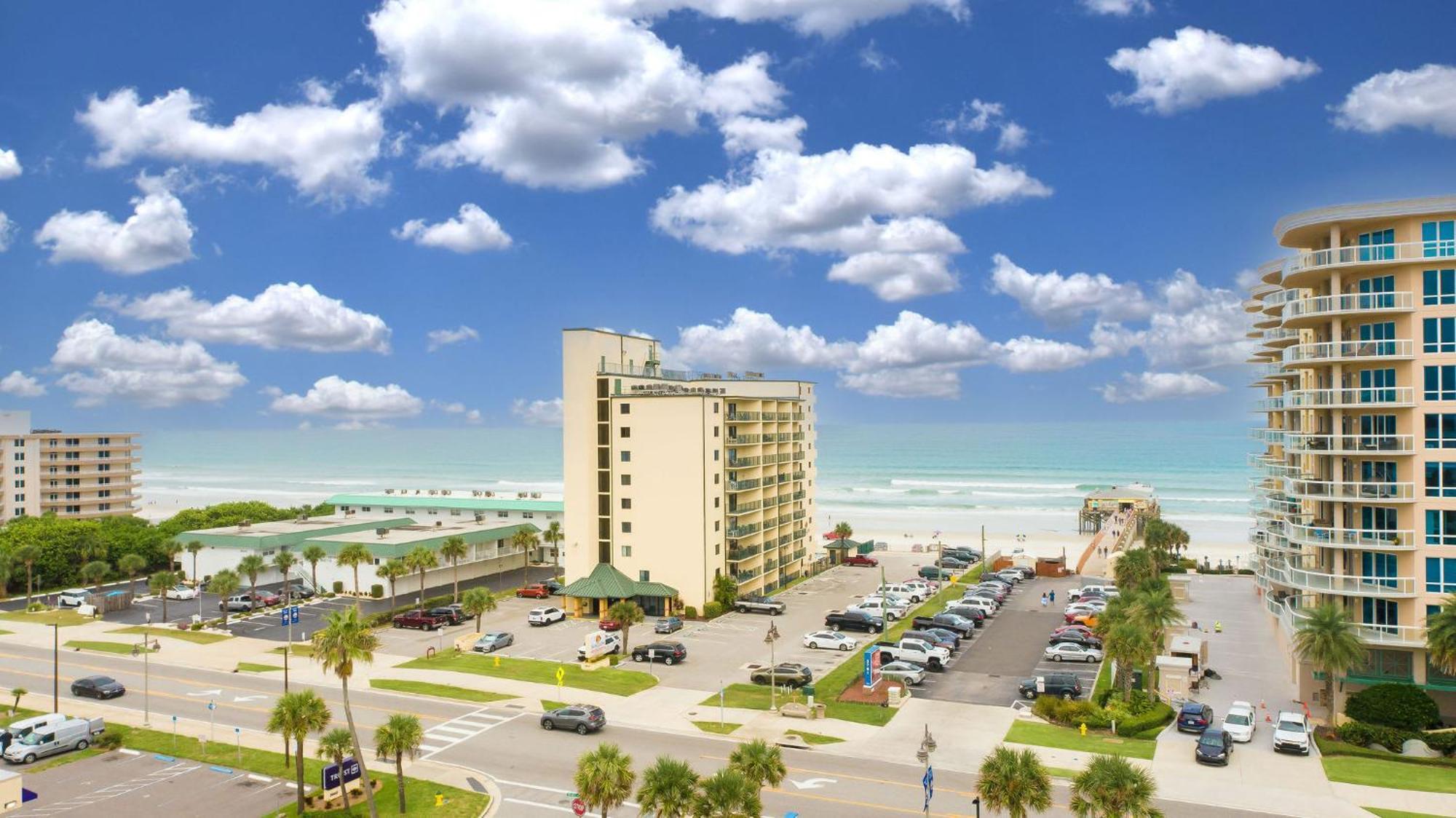 Ocean Views From Your Private Balcony! Sunglow Resort 606 By Brightwild Daytona Beach Shores Bagian luar foto