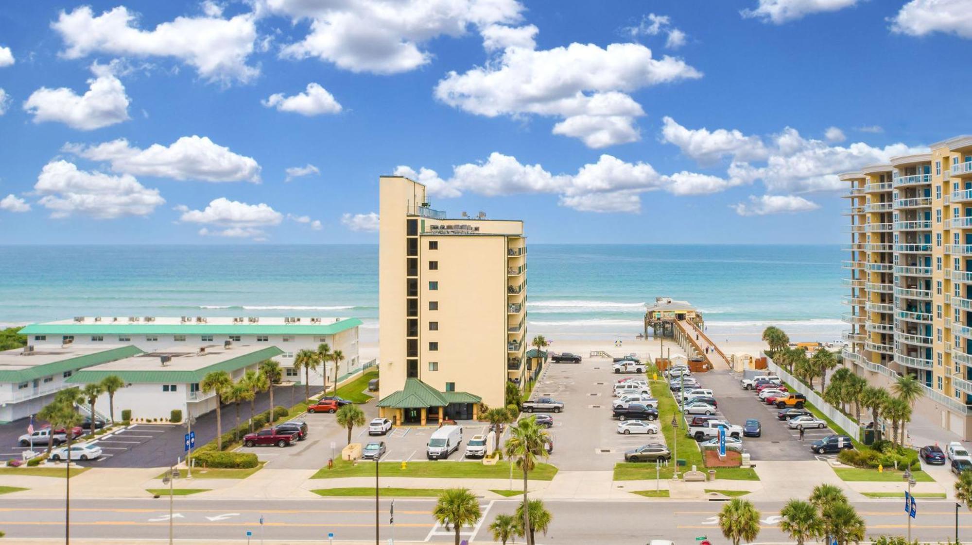 Ocean Views From Your Private Balcony! Sunglow Resort 606 By Brightwild Daytona Beach Shores Bagian luar foto