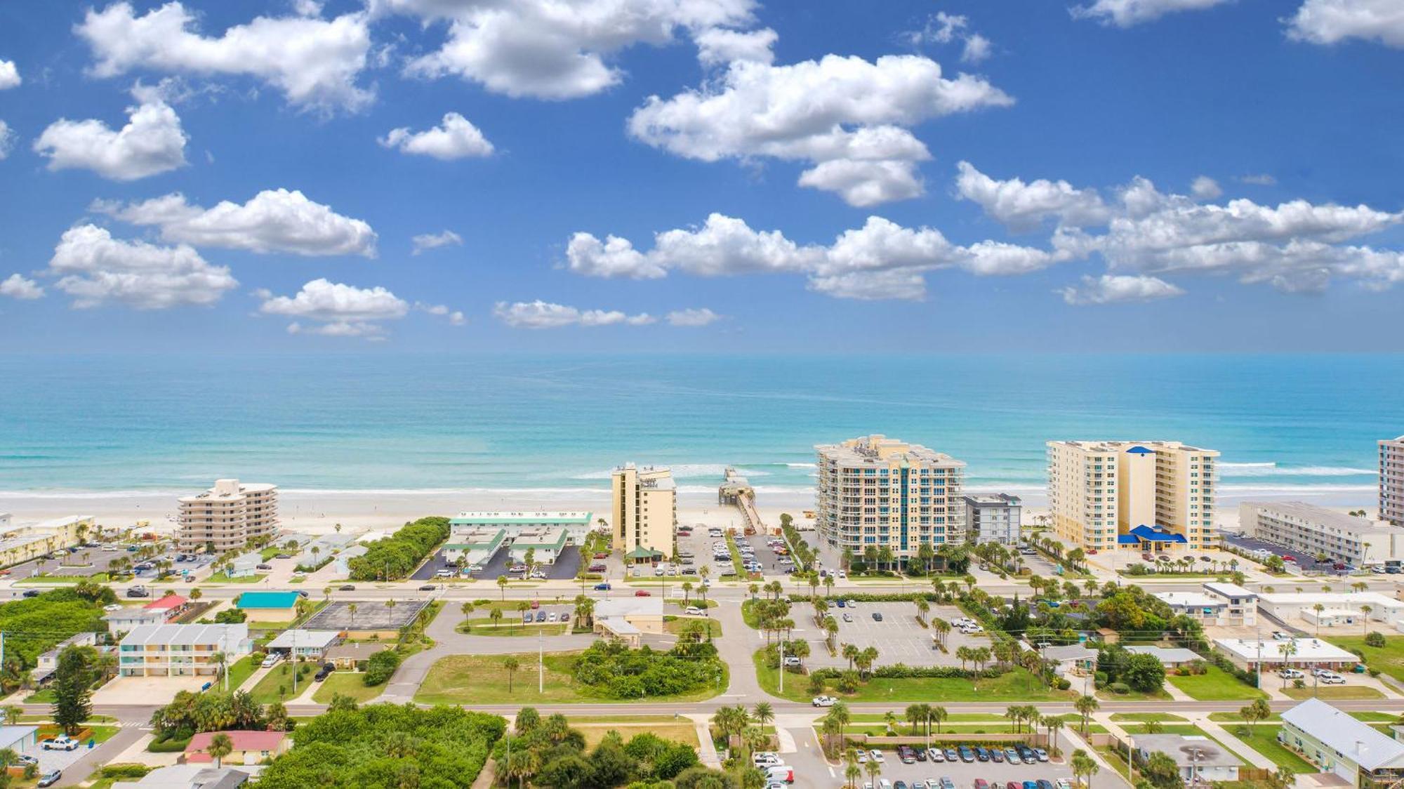 Ocean Views From Your Private Balcony! Sunglow Resort 606 By Brightwild Daytona Beach Shores Bagian luar foto