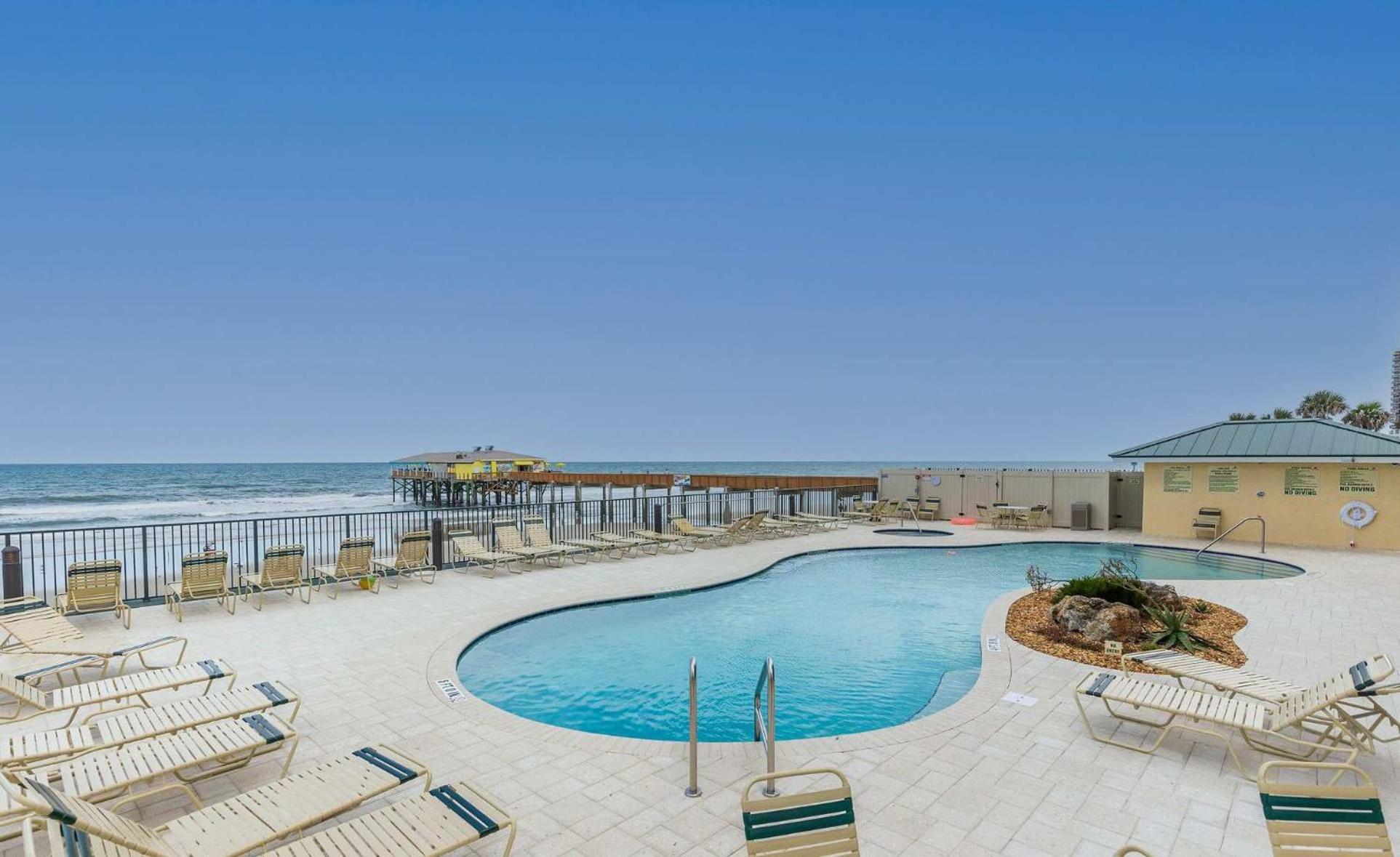 Ocean Views From Your Private Balcony! Sunglow Resort 606 By Brightwild Daytona Beach Shores Bagian luar foto