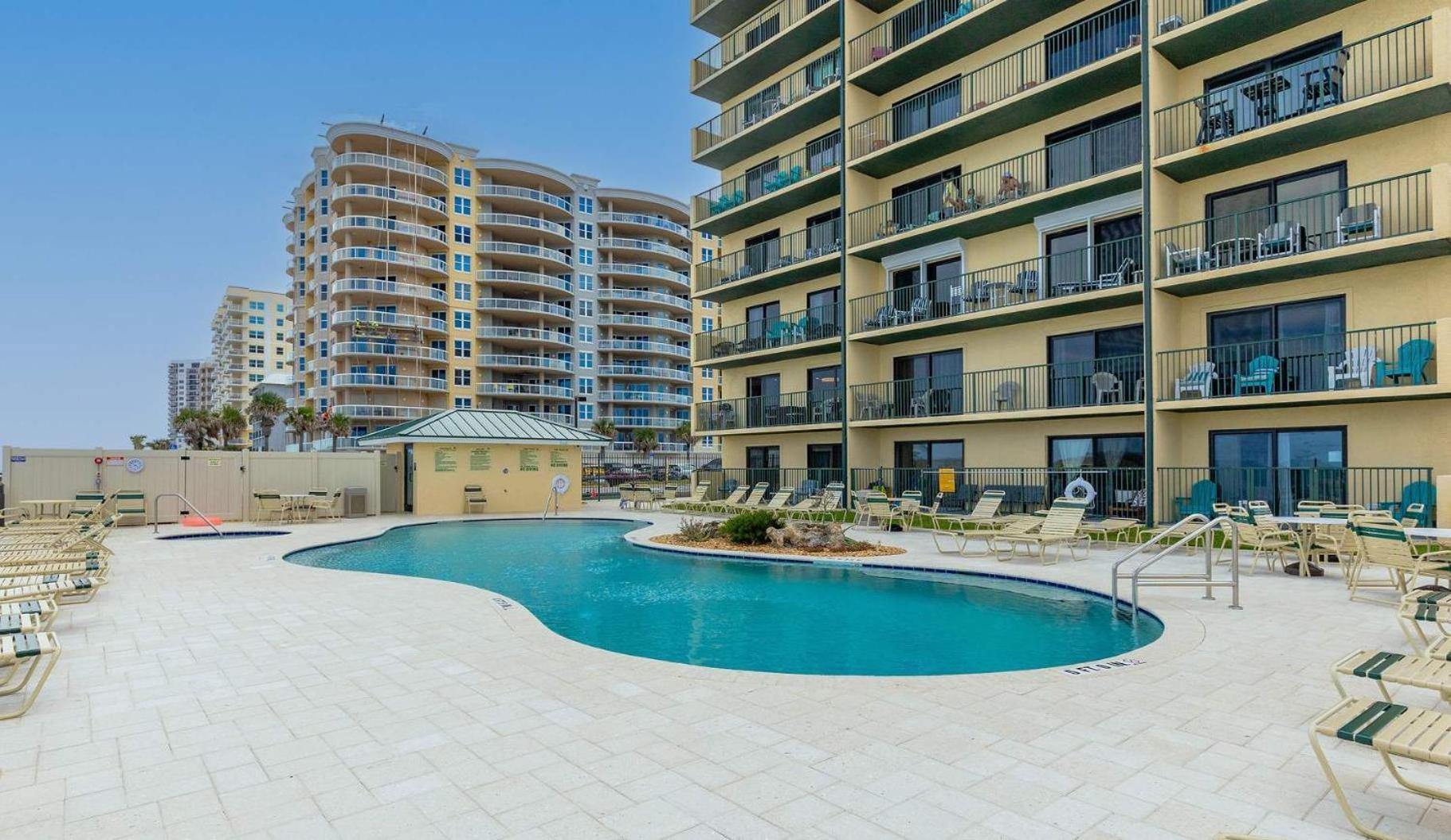 Ocean Views From Your Private Balcony! Sunglow Resort 606 By Brightwild Daytona Beach Shores Bagian luar foto